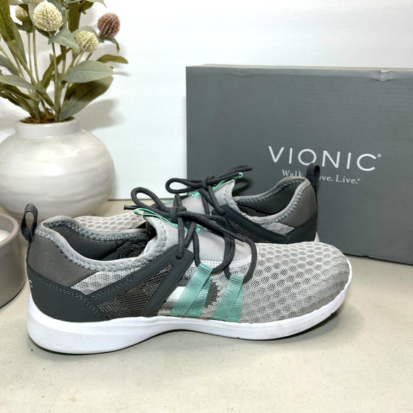 Vionic Adore Active Sneaker Athletic Running Shoes Gray Lace Up Women’s US 6 - Picture 9 of 11